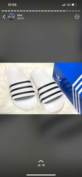 Claquettes à rayures confortables