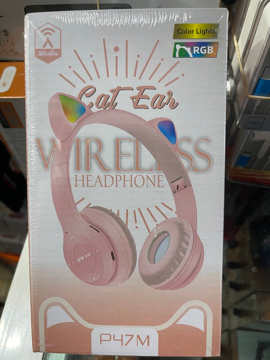 Cat Ear RGB Wireless Headphones