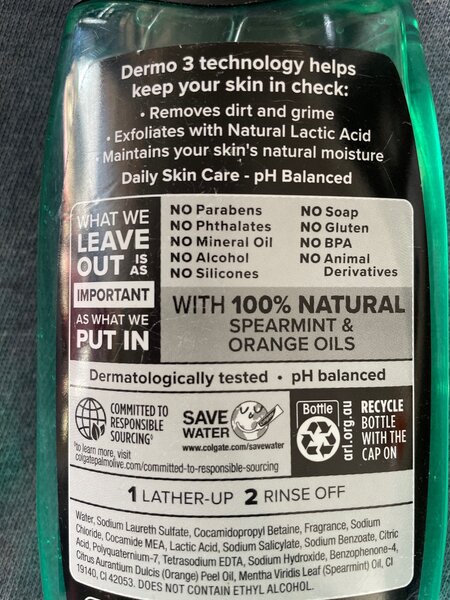Palmolive soap (Men) spearmint oil