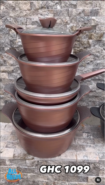 5pcs Diecast Cookware