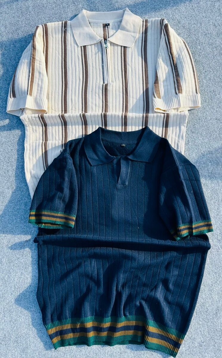 Polos Rayés en Tricot