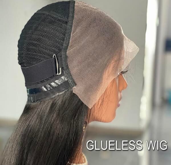  Glueless  lace frontal human hair wig Wear and go 