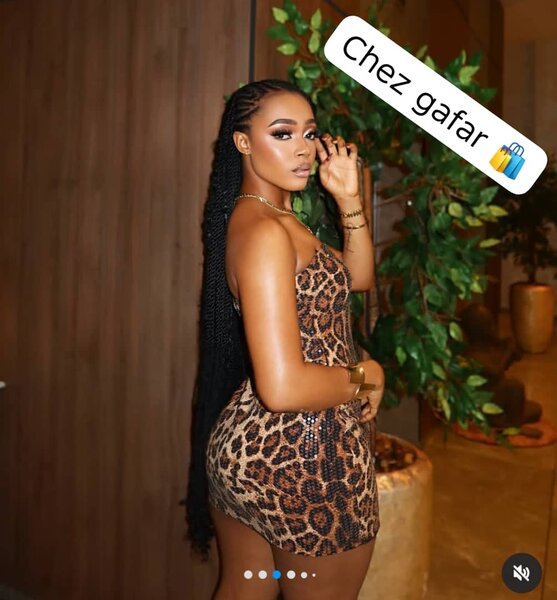 Robe léopard élégante femme