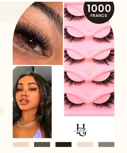 Paire de Faux Cils  cat eyes