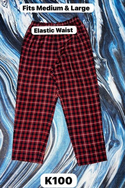 Women's comfortable plaid pajama pants