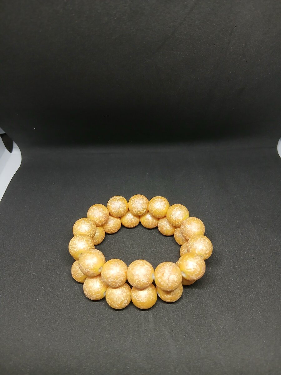 Bracelet en perles bois élégant