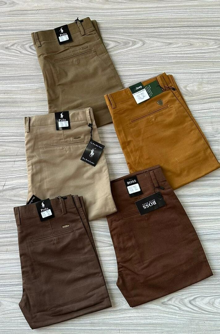 Khaki trousers