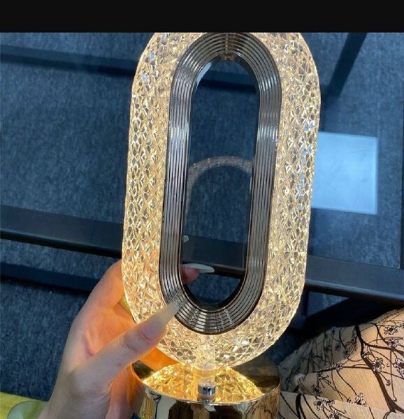 Beautiful 3 colors lamp decoration item chargeable with wire