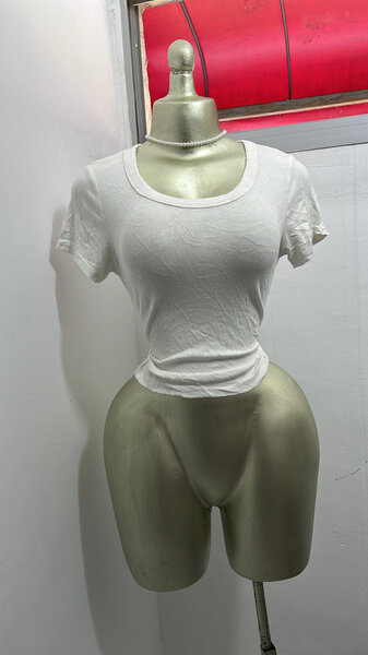 T-shirt basique blanc femme