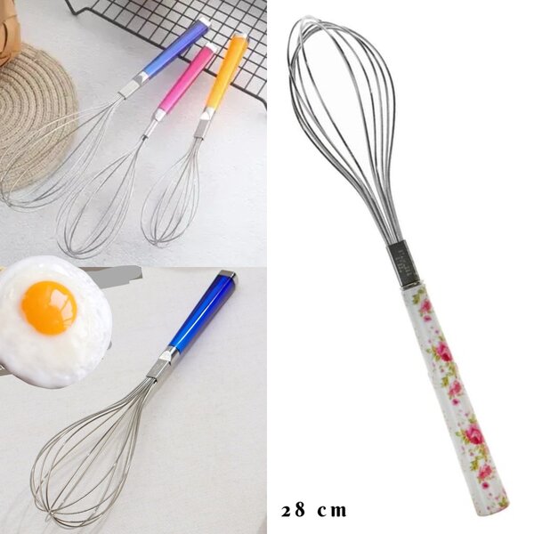 Fouet en acier inoxydable coloré