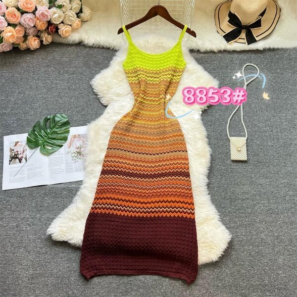 Robe longue dégradée été