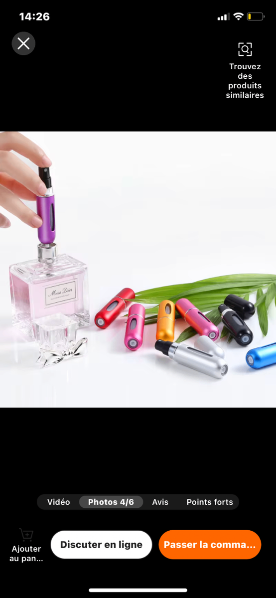 Vaporisateur rechargeable