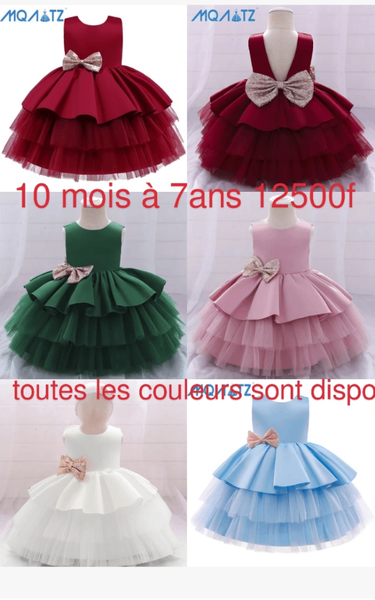 Robe de fête pour fille en tulle