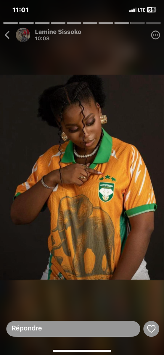 Maillot Éléphant Côte d'Ivoire