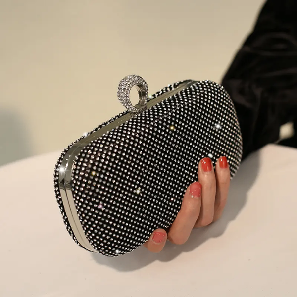 Élégant sac à main strass