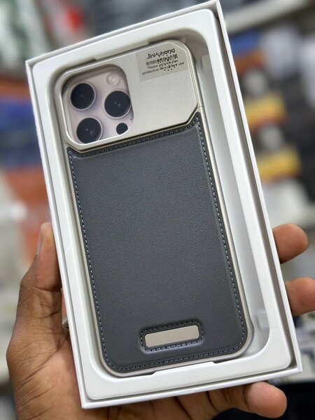 Coque premium en cuir pour téléphone