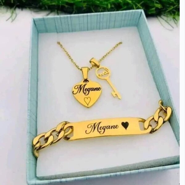 Bracelet et chaîne personnalisée