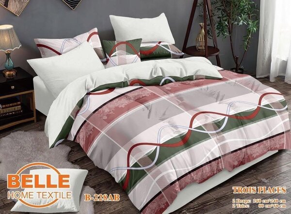 Parure de lit en coton moderne