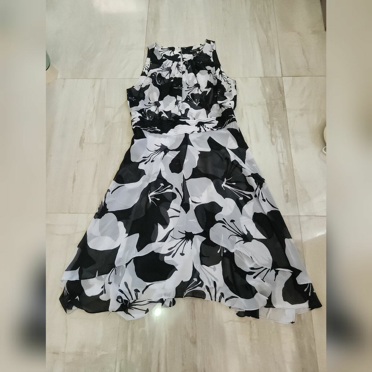 Blaxk & White Cocktail Dress