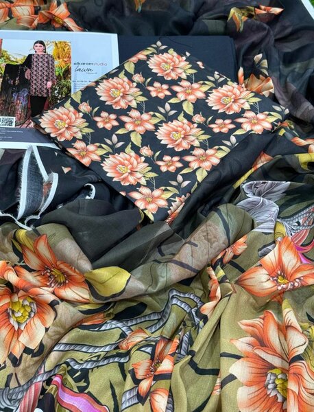 Lady's Lawn 3pc Unstich Suit