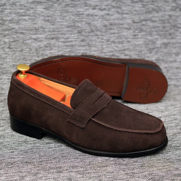 Mocassins en daim pour hommes