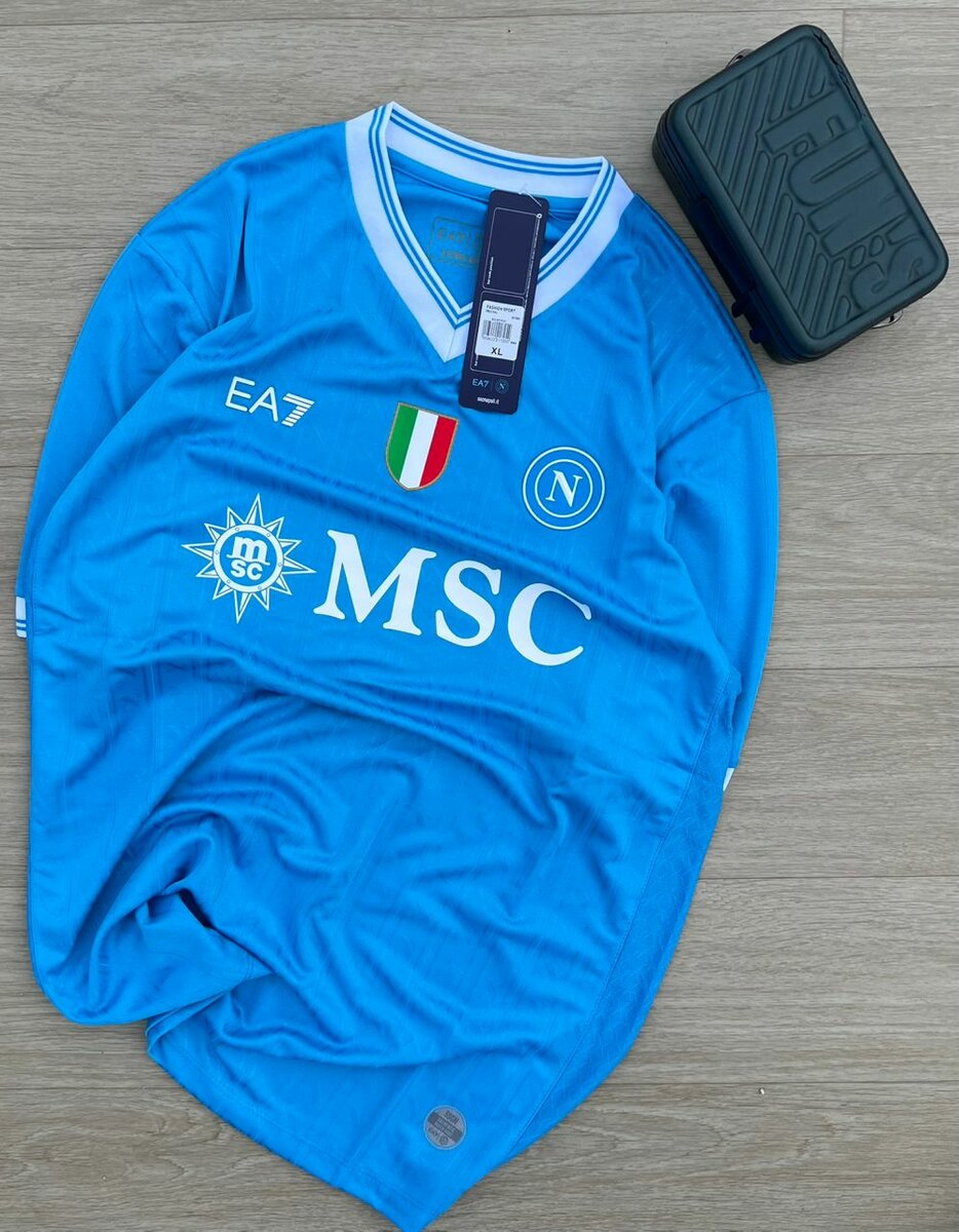 Maillot EA7 Napoli Bleu