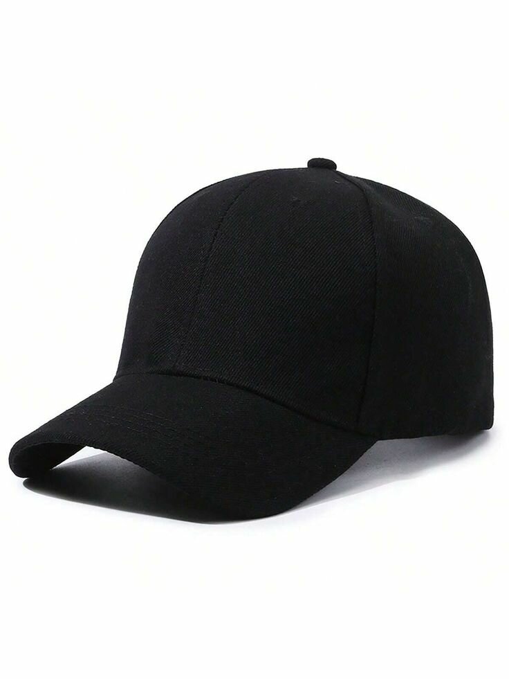 Casquette noire unisexe élégante