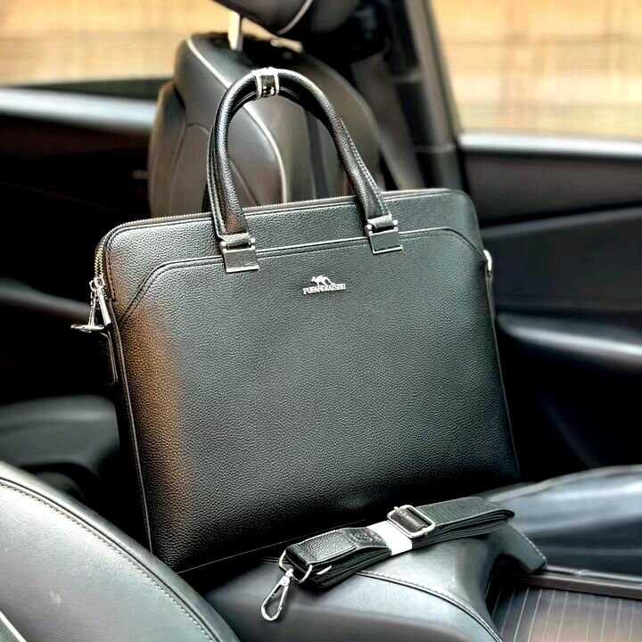 Leather handbag