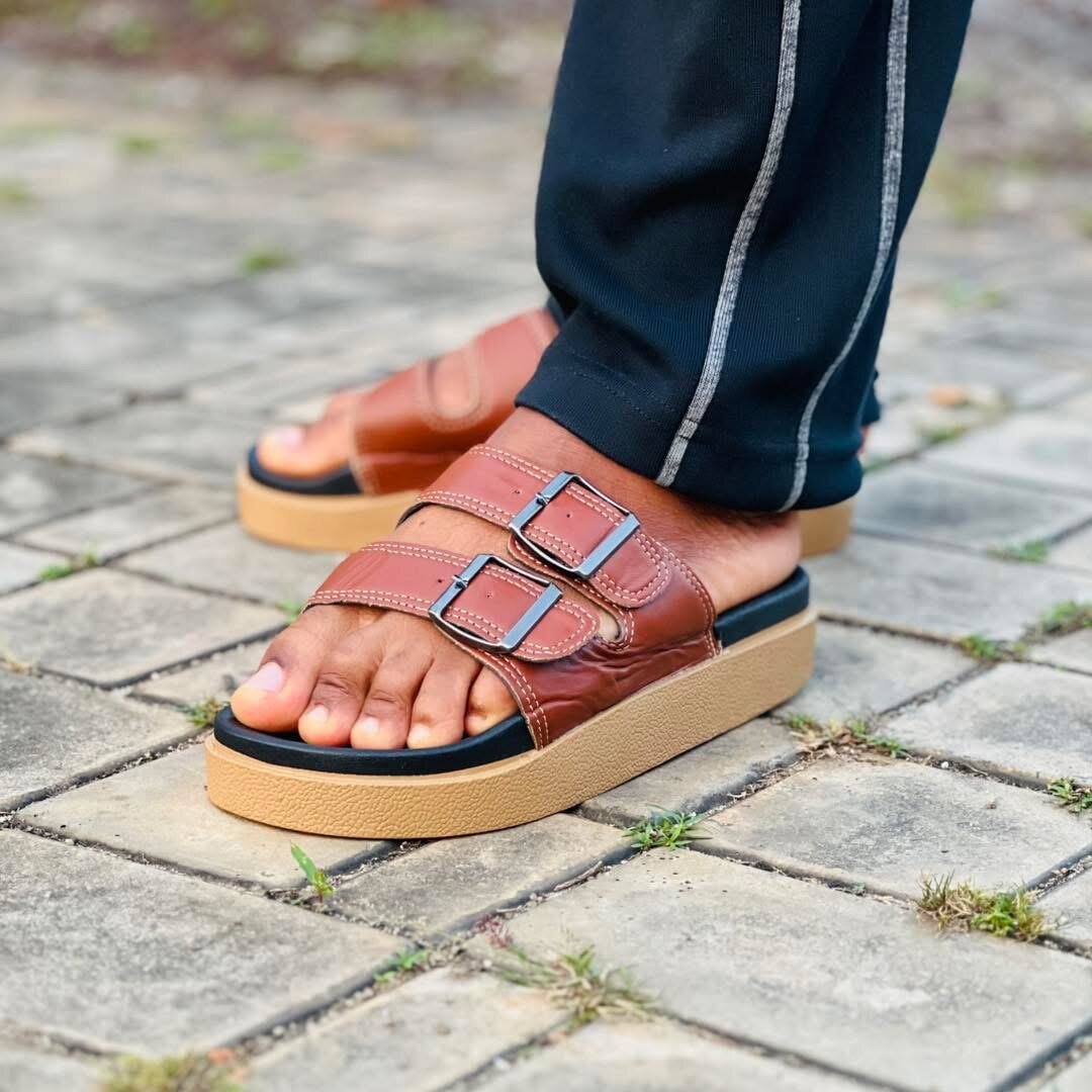 Sandales à Boucles Confort Hommes