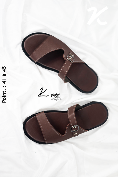 Sandales en cuir pour homme