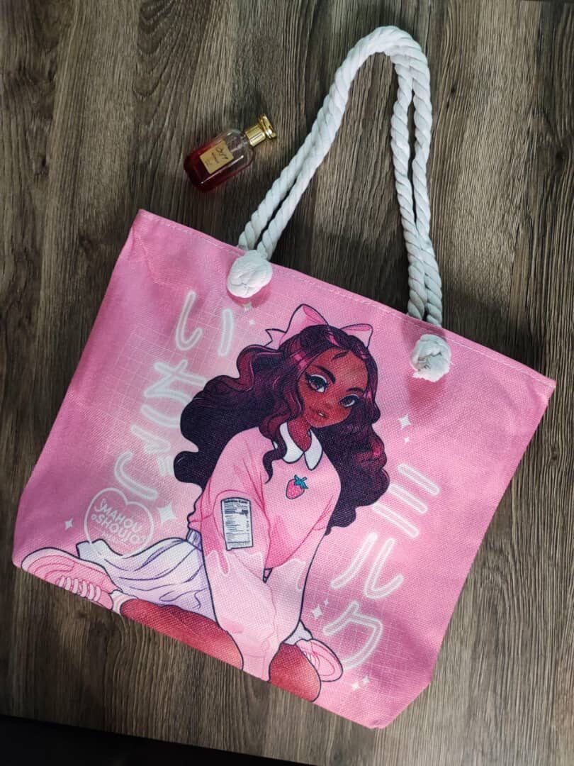 Tote bag artistique coloré 2e1