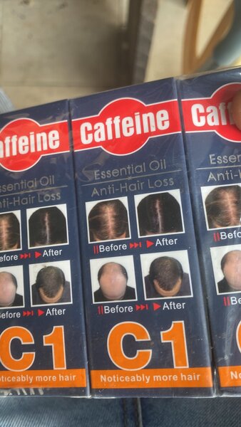 Caffeine essential oil anti hair loss