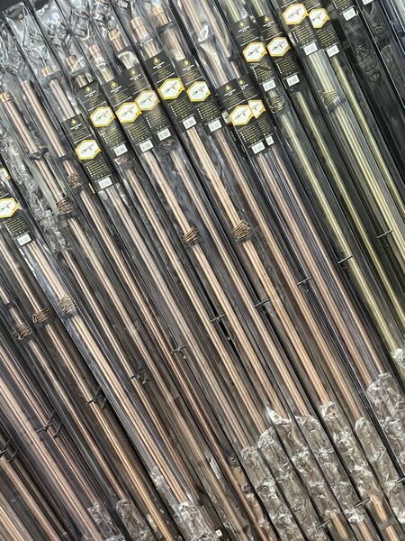 Barres de rideaux extensibles