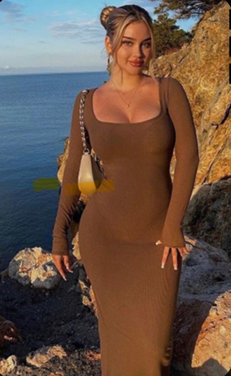 Long sleeve maxi dress