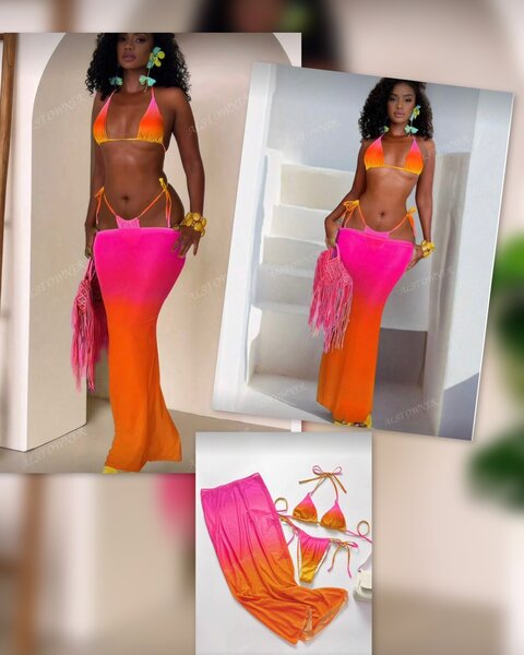 Ensemble Bikini et Jupe Longue