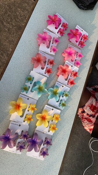 Barrette en forme de Fleur