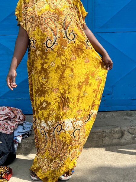 Robe longue bohème imprimée