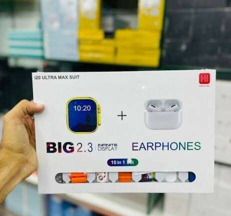 i20 Ultra Max Suit Montre et Écouteurs