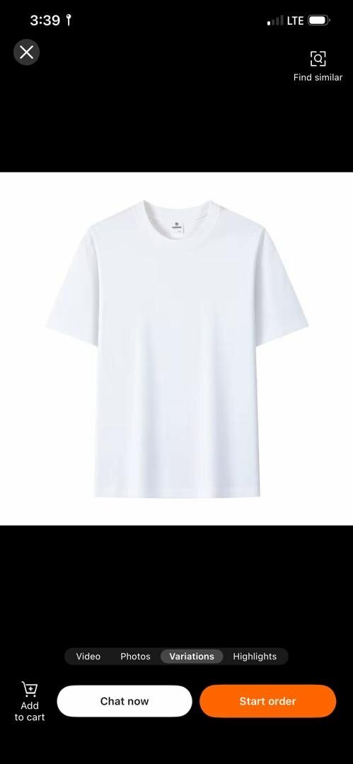 Men's Plain T-shirt