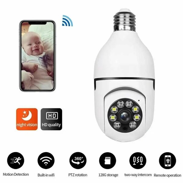 CCTV BULB WI-FI CAMERA