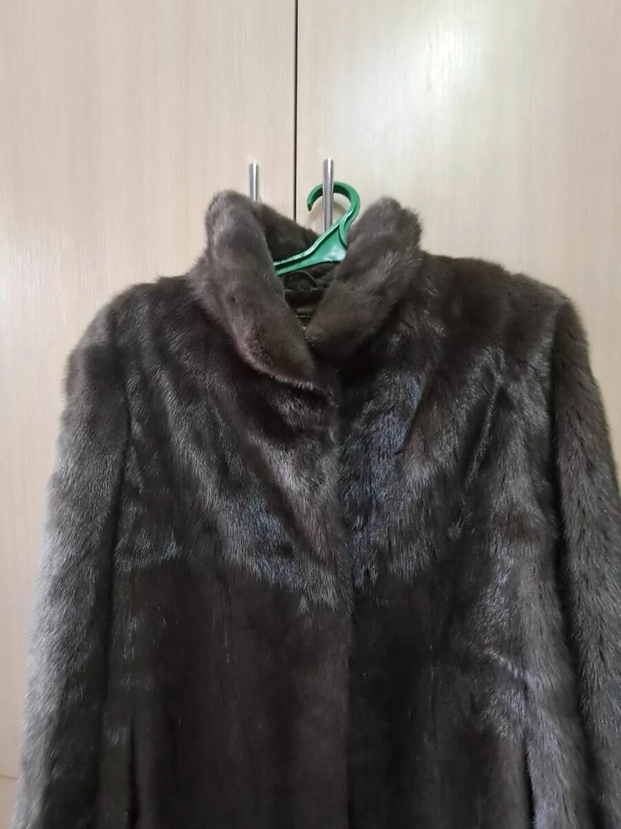 Цельная шуба женская