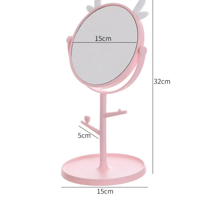 Miroir de maquillage mignon