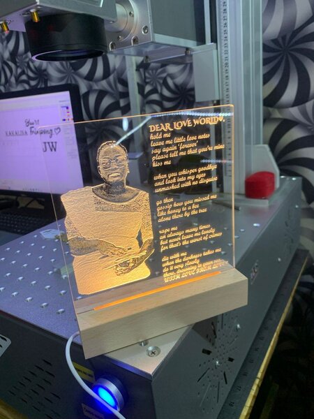 3D led plaque