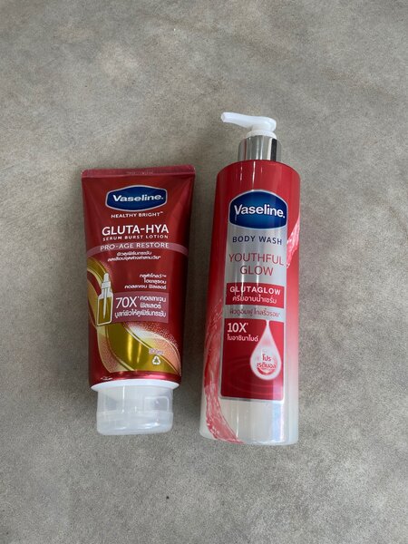 Vaseline lait et gel douche