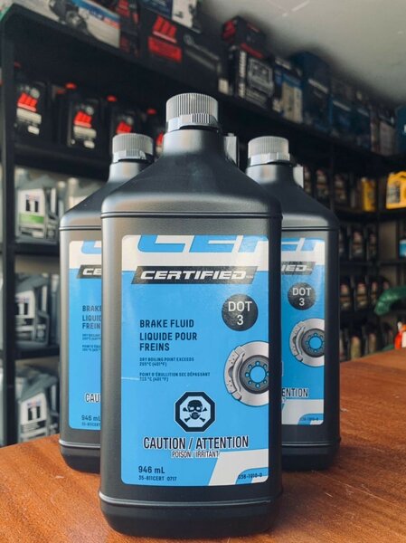 CERTIFIED ( BRAKE FLUID )  Dot3 (CANADA)