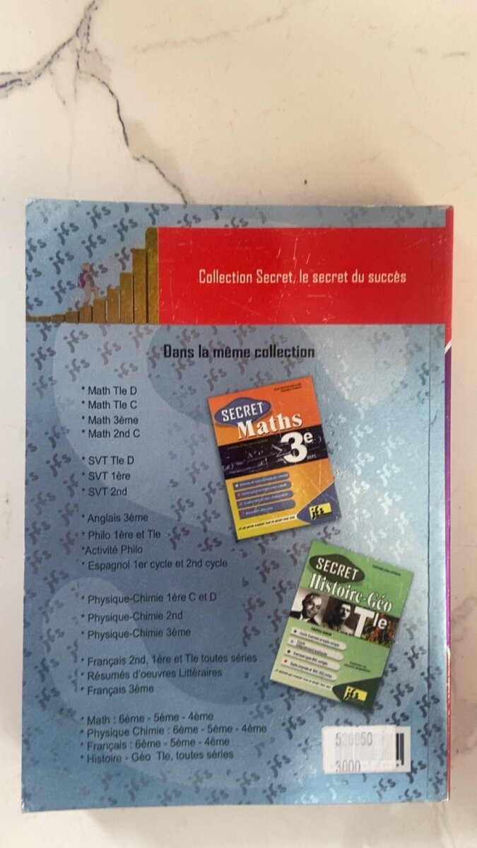 Livre "Secret Français 1ère Tle"