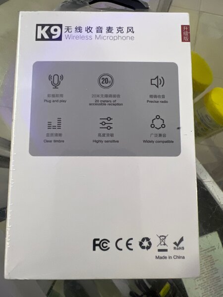 K9 wireless microphone
