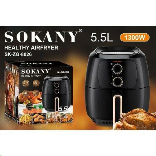 Sokany Friteuse à Air Multifonctionnelle 5,5L