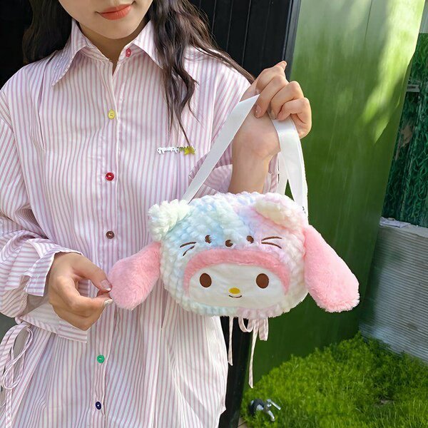Sac bandoulière en peluche mignon