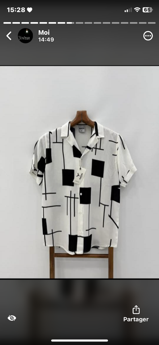 Chemise décontractée imprimée